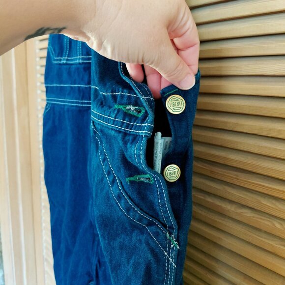 Like New Liberty Blue Stonewashed Denim Bib Overalls Men's Size 36 - Picture 4 of 9